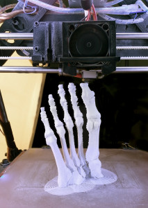 3D Printing Model of Human Foot Bones
