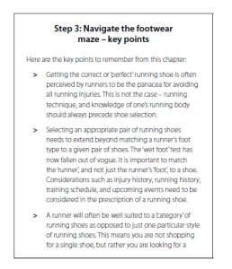 POGO Phsyio key points navigate the footwear maze